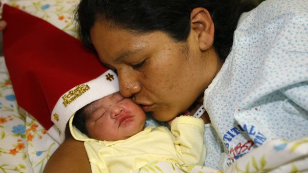 Génesis Nataly nació 20 minutos después de la medianoche. (Andina)