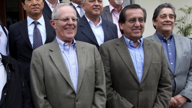UNIDAD. Dirigentes de todos los partidos fueron convocados. (Andina)