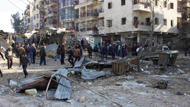 Siria: Al menos 25 muertos por ataques aéreos en Alepo. (Reuters)