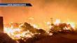 Huachipa: Incendio consumió almacén de productos reciclables