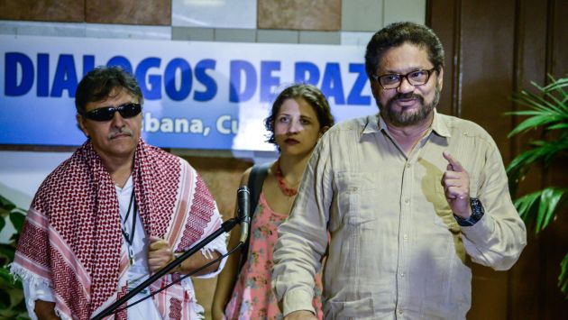 Diálogo de paz se desarrolla en La Habana con representantes de las FARC y de Colombia. (AFP)