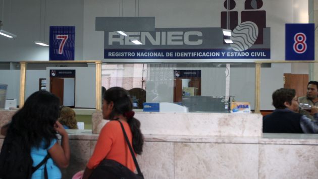 Reniec atiende hoy y mañana solo en algunas agencias de Lima. (USI)