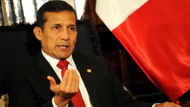 Ollanta Humala es criticado por sus declaraciones sobre inseguridad ciudadana. (USI)