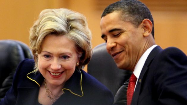 Barack Obama y Hillary Clinton, los más admirados del 2013. (Internet)