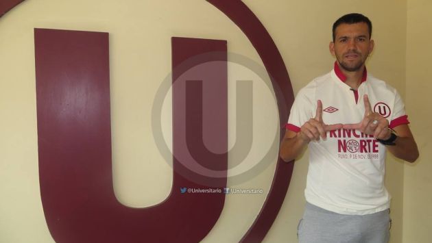 Luis García ya es oficialmente jugador de Universitario. (Difusión)