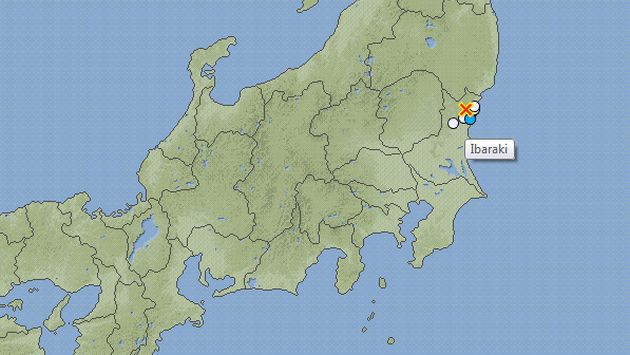 Terremoto de 5.4 grados sacudió Japón sin. (Agencia Metereológica de Japón)