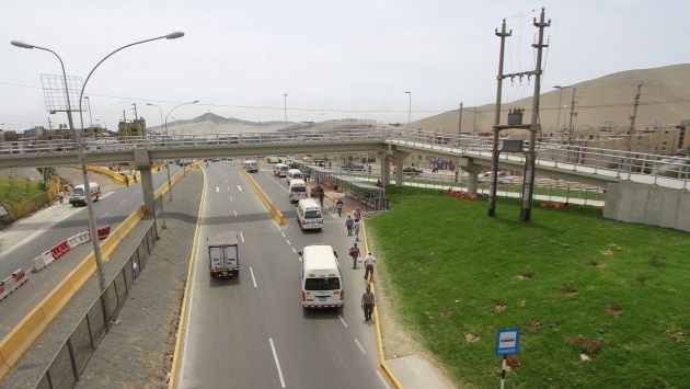 Las obras en el puente Alipio Ponce lo efectuó Rutas de Lima. (Difusión)