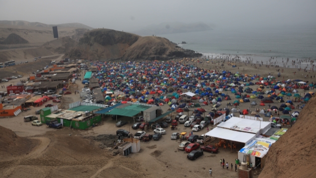 LAS CELEBRACIONES. Playa León Dormido, por su ubicación, fue uno de los principales refugios. (Fidel Carrillo)