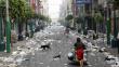 Año Nuevo: Lima amaneció llena de basura tras celebraciones