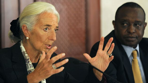 Christine Lagarde no dio razones para revisión al alza de economía mundial. (AFP)