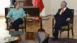 Sebastián Piñera y Michelle Bachelet se reunieron por fallo de La Haya