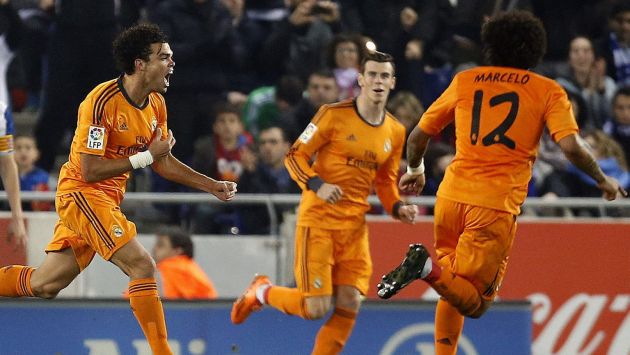 Pepe marcó el tanto de la victoria del Real Madrid. (EFE)
