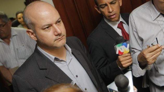 Sergio Tejada indicó que se dejará constancia de fallo judicial en informe final. (Mario Zapata)