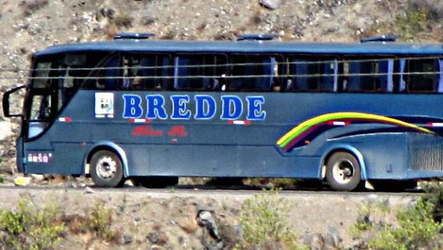 Pasajeros de bus de la empresa Bredde fueron asaltados. (Buses del Perú)