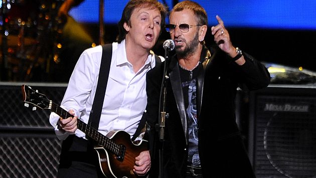 Paul McCartney y Ringo Starr volverán a compartir escenario. (AP)