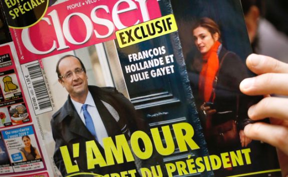 Julie Gayet demandará a revista Closer por amorío con François Hollande. (AFP)