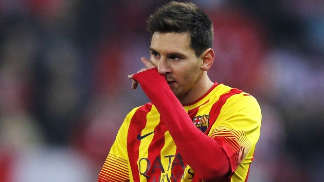 Messi olvidado por hinchas. (AP)