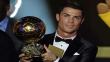 Cristiano Ronaldo recibió Balón de Oro entre lágrimas de emoción [Fotos]