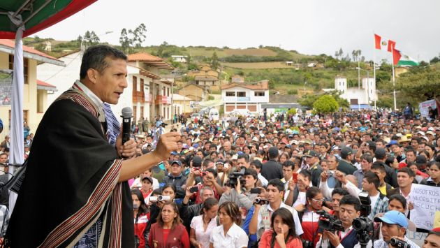 Ollanta Humala critica a alcaldes por ‘proyectos faraónicos’. (Presidencia Perú)