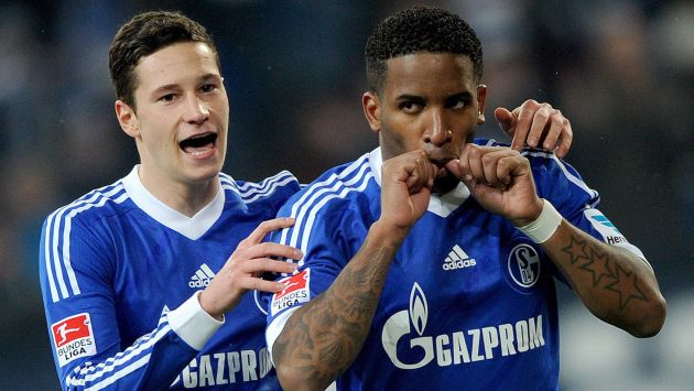 Jefferson Farfán marcó un golazo de tiro libre para el Schalke 04. (EFE)