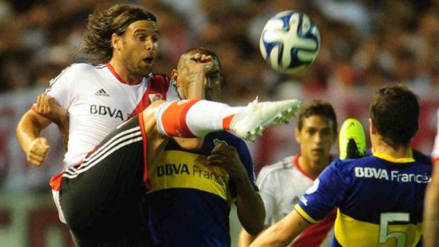 Boca Juniors igualó 1-1 con River Plate en el primer ‘superclásico’ del 2014. (Télam)