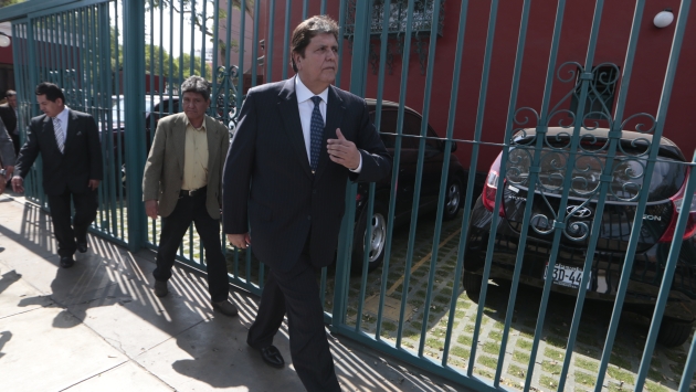 El expresidente Alan García no podrá voltear aun la página de los ‘Narcoindultos’. (Mario Zapata)
