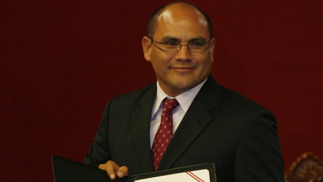 Congresista Joaquín Ramírez fue agredido en Cajamarca. (César Fajardo)