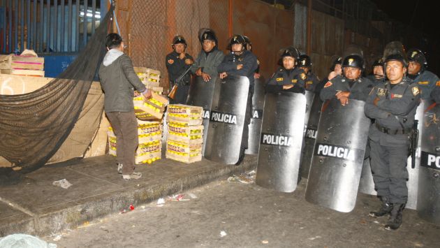 Municipalidad del Rímac dispuso que la Policía Nacional resguarde la zona de Caqueta. (Perú21)