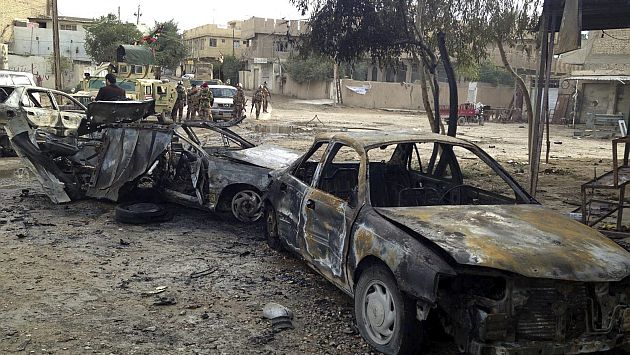 Explosión de coches bomba se produjeron en diversas zonas. (EFE)