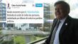 César Acuña es blanco de burlas por escribir mal un hashtag en Twitter 