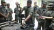 Ejército entrenó con armas de guerra a civiles