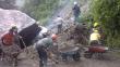 Huancavelica: Cerro se derrumba y embalsa río Mantaro 