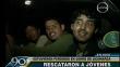Policía rescató a seis jóvenes que se extraviaron en Jicamarca
