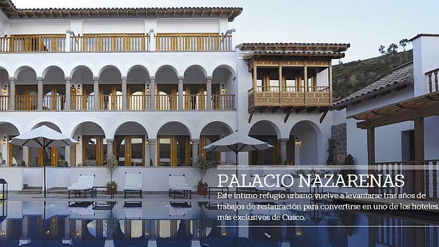 El hotel Palacio Nazarenas del Cusco de la Orient-Express ocupa el segundo lugar de toda la lista. (Difusión)