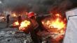 Ucrania: Siete muertos y 300 heridos en enfrentamientos en Kiev