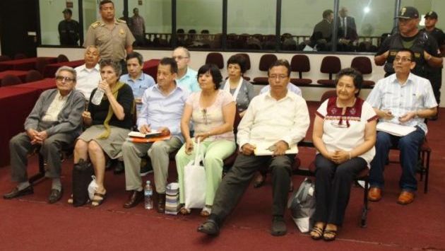 Abimael Guzmán y miembros de su cúpula son acusados de ser autores mediatos del atentado (Francisco Medina Tagle/Poder Judicial)