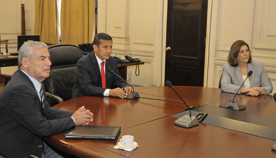 Ollanta Humala se reunió primero con todos sus ministros. (Difusión)