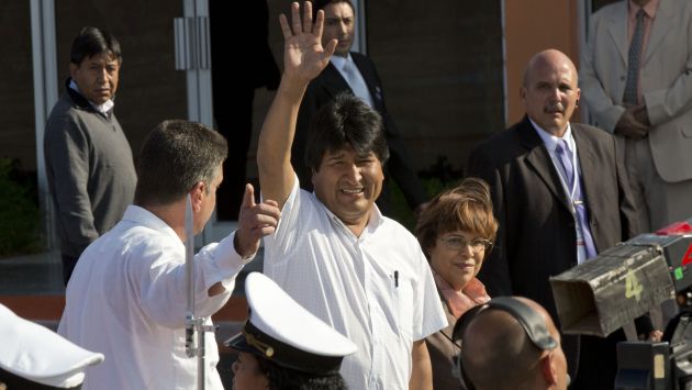 Evo Morales hizo declaraciones desde La Habana. (AP)