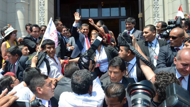 Ollanta Humala ordenó ordenó abrir las puertas de Palacio de Gobierno. (Presidencia del Perú/Canal N)