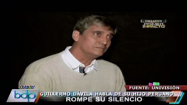Guillermo Dávila pide examen de ADN. (Panamericana)