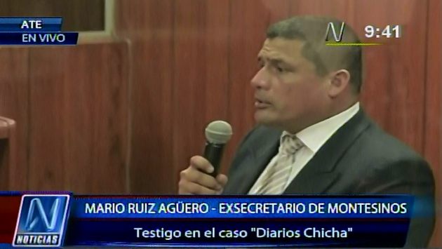 Mario Rivas declaró en audiencia por diarios ‘chicha’. (Canal N)