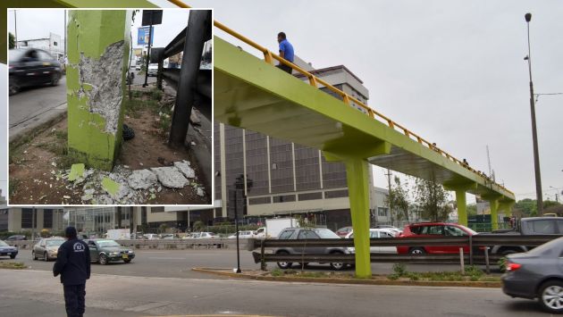 San Isidro choca con Municipalidad de Lima por puente peatonal Carriquiry. (Internet/Andina)