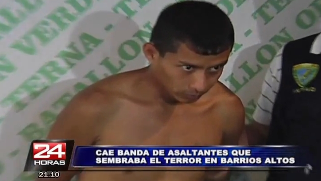 Juan Carlos Oré Romero tiene antecedentes por robo agravado. (Captura de TV)