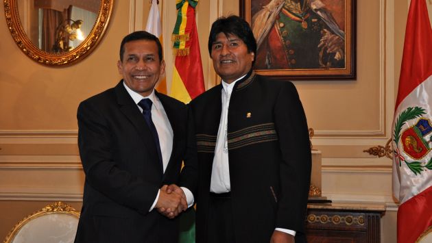 Evo Morales dijo que Ollanta Humala le cursó la invitación para reunirse en Lima. (Perú21)