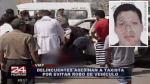 Villa María del Triunfo: Matan a taxista por resistirse al robo de su auto. (Canal 5)