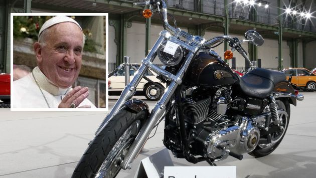 Motocicleta del Papa fue subastada. (Reuters)