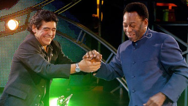 Pelé ironiza sobre Diego Maradona: “Él me ama”. (Internet)
