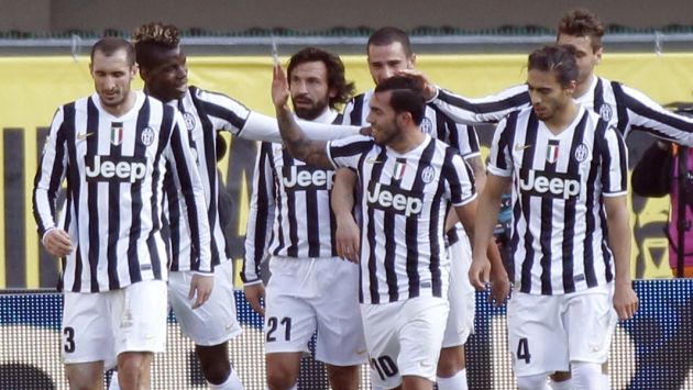 Juventus igualó 2-2 con el Verona y sigue de líder en la Serie A. (AP)