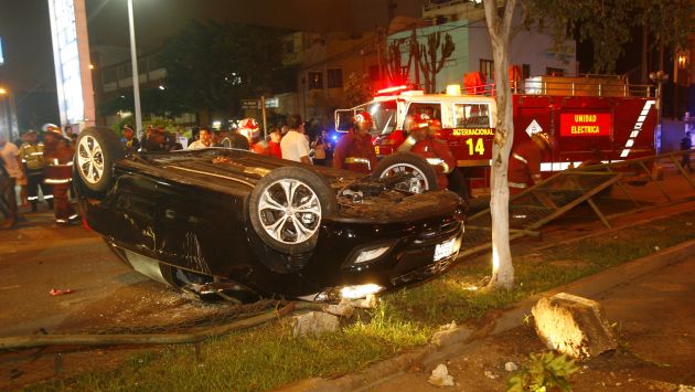 Accidentes de tránsito dejan cuatro heridos en San Juan de Miraflores y Breña. (José Caja/USI)