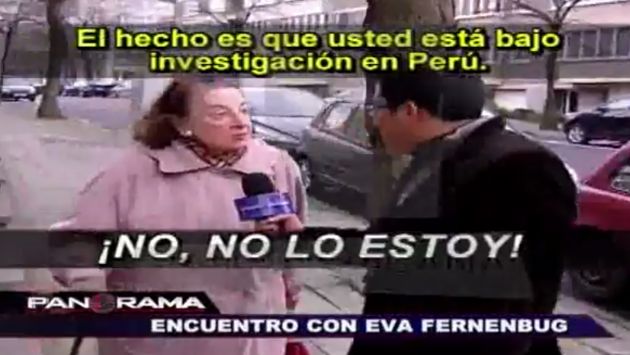 Eva Fernenbug afirmó que no es investigada por el caso Ecoteva. (Panorama/Panamericana Televisión)